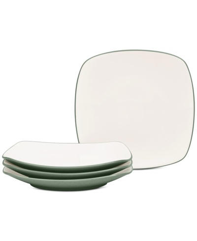 Noritake Colorwave Square Salad Plates, Set Of 4 In Green