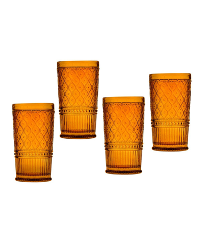 GODINGER CLARO HIGHBALL GLASSES, SET OF 4