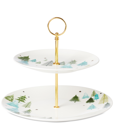 LENOX BALSAM LANE 2-TIERED SERVER
