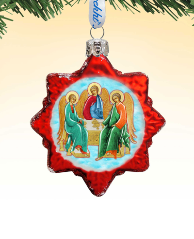 Designocracy Trinity Mercury Holiday Ornament In Multi Color
