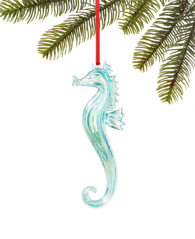 Holiday Lane Seaside Blue Seahorse Ornament, Exclusively At Macy's In No Color