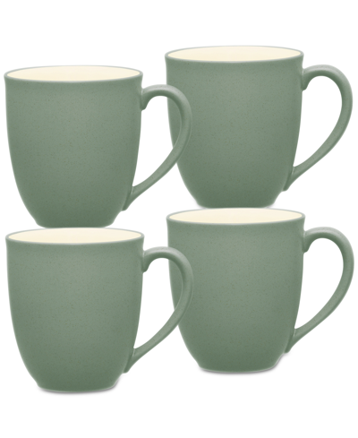 Noritake Colorwave Mugs 12-oz, Set Of 4 In Green