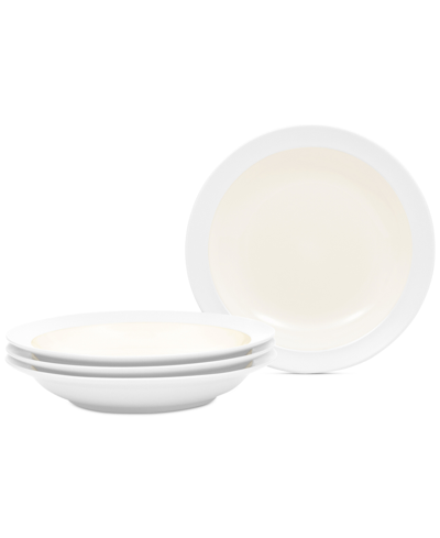 Noritake Colorwave Pasta Bowls 27-oz, Set Of 4 In White