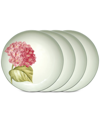 Noritake Colorwave Floral Accent Plates, Set Of 4 In Green