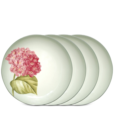 Noritake Colorwave Floral Accent Plates, Set Of 4 In Green