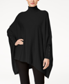 ALFANI PETITE TURTLENECK PONCHO SWEATER, CREATED FOR MACY'S