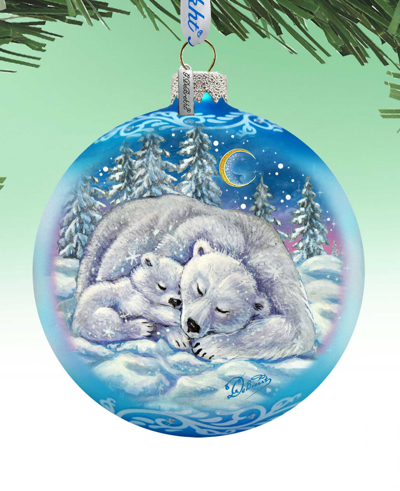 G.debrekht A Comforting Winter's Night Holiday Ornament In Multi Color