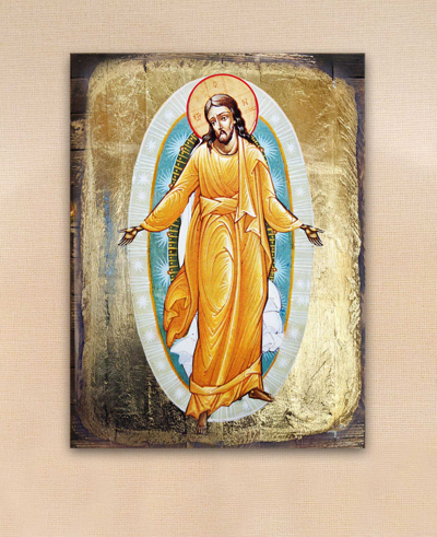 G.debrekht Resurrection Holiday Religious Monastery Icons In Multi Color