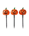 NORTHLIGHT LIGHTED JACK-O-LANTERN 3 PIECE HALLOWEEN PATHWAY MARKERS SET