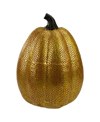 Northlight Diamond Patterned Halloween Pumpkin Tabletop Decoration In Orange