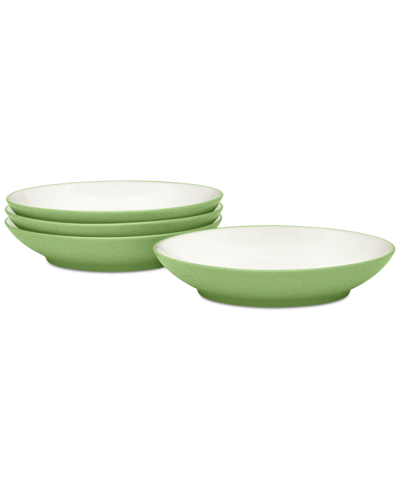 Noritake Colorwave Coupe Pasta Bowls 35-oz, Set Of 4 In Apple