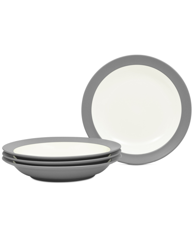 Noritake Colorwave Pasta Bowls 27-oz, Set Of 4 In Slate