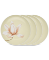 Noritake Colorwave Floral Accent Plates, Set Of 4 In White