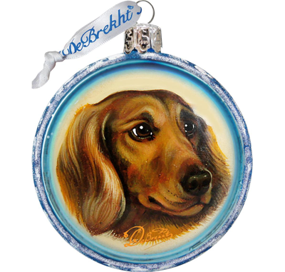 G.debrekht Dog Lovers Best Friend Holiday Ornament In Multi Color