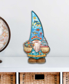 Designocracy Christmas Coastal Dwarf Holiday Outdoor Decor Large Ornament In Multi Color