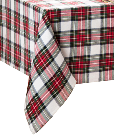 Elrene Christmas Classic Holiday Plaid Tablecloth, 70" X 52" In Multi