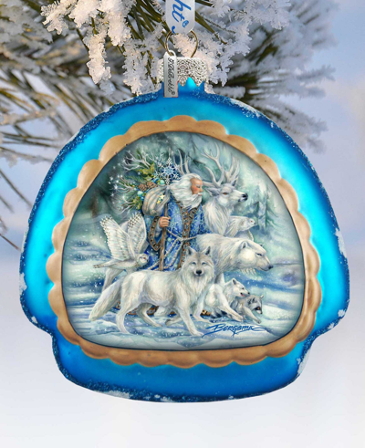 G.debrekht Cool Winds Father Winter Holiday Ornament In Multi Color
