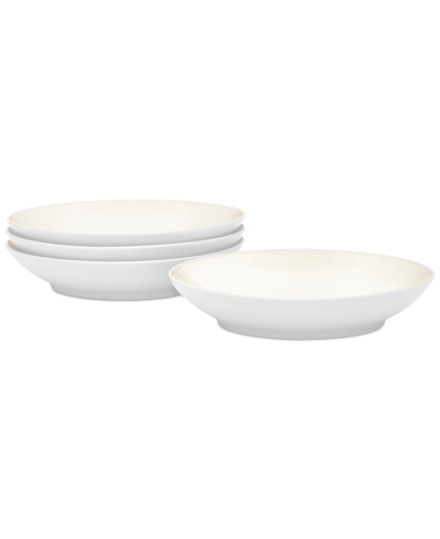 Noritake Colorwave Coupe Pasta Bowls 35-oz, Set Of 4 In White