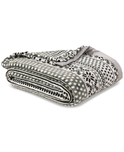 Berkshire Classic Velvety Plush Blanket, Twin, Exclusively At Macy's In Grey