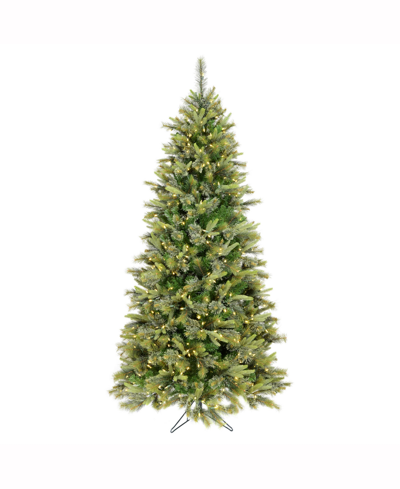 Vickerman 6.5 Ft Cashmere Slim Artificial Christmas Tree With 450 Warm White Led Lights
