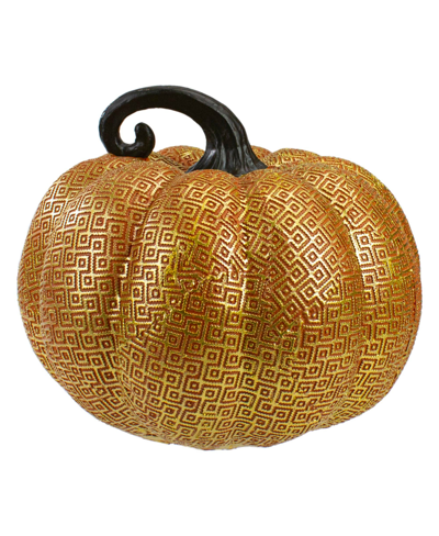 Northlight Textured Pumpkin Fall Decoration, 7.5" In Orange