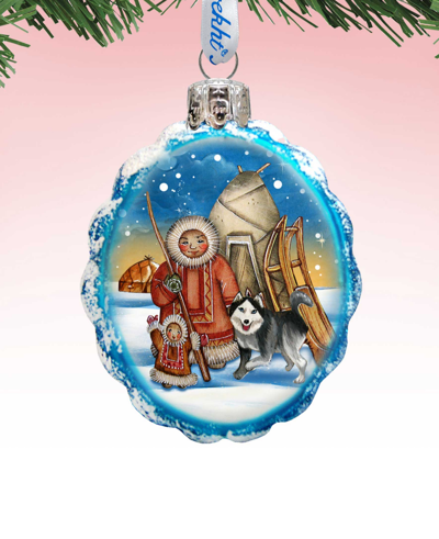 Designocracy Eskimo Mercury Holiday Ornament In Multi Color