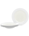Noritake Colorwave Rim Salad Plates, Set Of 4 In White