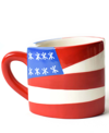 Happy Everything By Laura Johnson Flag Shaped Mug 16 oz In Red