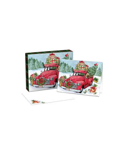 Lang Christmas Truck Boxed Christmas Cards In Multi