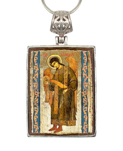 G.debrekht Saint Gabriel Archangel Religious Holiday Jewelry Necklace Monastery Icons In Multi Color