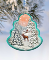 G.debrekht Winter Village With Moose Tree Holiday Ornament In Multi Color