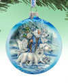 G.debrekht The Wild Spirits Of Winter Holiday Ornament In Multi Color