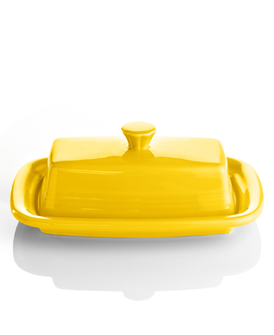 Fiesta Xl Covered Butter Dish In Sunflower