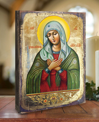 G.debrekht Tenderness Mother Of God Holiday Religious Monastery Icons In Multi Color