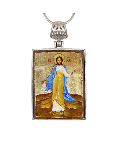 G.debrekht Jesus Religious Holiday Jewelry Necklace Monastery Icons In Multi Color