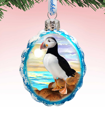 Designocracy Bird Mercury Holiday Ornament In Multi Color