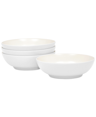 Noritake Colorwave Soup/cereal Bowls 22 Oz, Set Of 4 In White