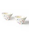 HAPPY EVERYTHING BY LAURA JOHNSON HAPPY DOT MOD SMALL BOWL, SET OF 2