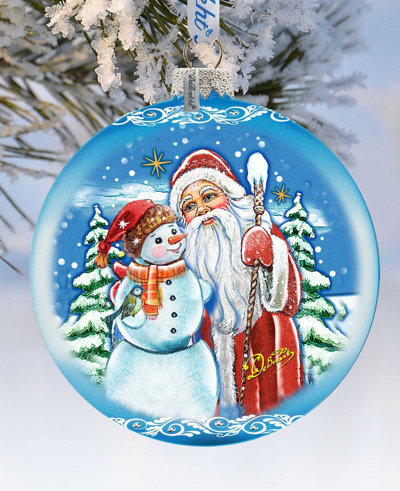 G.debrekht Christmas Workshop Holiday Ornament In Multi Color