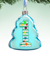 Designocracy 1 Mini Mercury Holiday Ornament In Multi Color