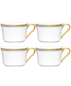 NORITAKE HAKU SET OF 4 CUPS, SERVICE FOR 4