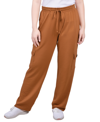 NY COLLECTION PETITE KNIT PULL ON GAUZE CARGO PANTS