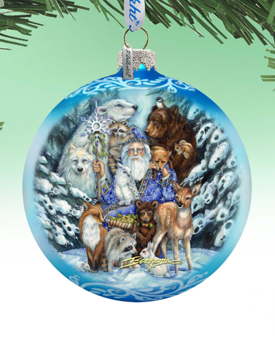 G.debrekht The Animal Whisperer Holiday Ornament In Multi Color