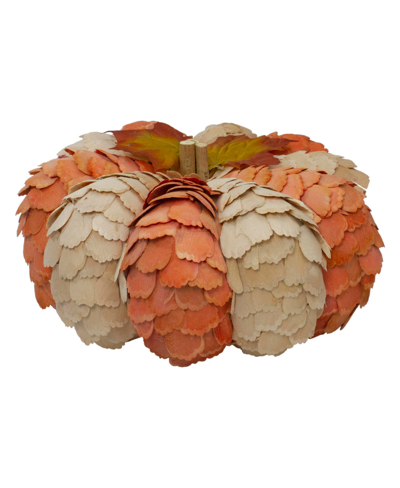 Northlight Autumn Harvest Tabletop Pumpkin, 10" In Orange