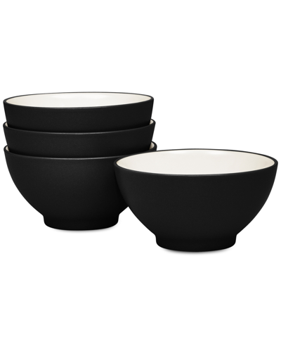 Noritake Colorwave Rice Bowls, Set Of 4 In Graphite