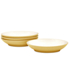 Noritake Colorwave Coupe Pasta Bowls 35-oz, Set Of 4 In Mustard