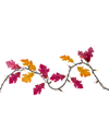 NORTHLIGHT FALL HARVEST LEAVES 35 PIECE MINI LIGHT GARLAND WITH 8.75' WIRE SET
