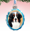 Designocracy Man's Best Friend Rescue Dog Mercury Holiday Ornament In Multi Color