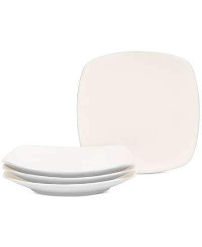 Noritake Colorwave Square Salad Plates, Set Of 4 In White