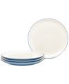 Noritake Colorwave Coupe Dinner Plates, Set Of 4 In Ice